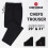 (31" - REGULAR, 2XL) BLACK CHEF TROUSER Kitchen Cooking Chefs Trousers 1