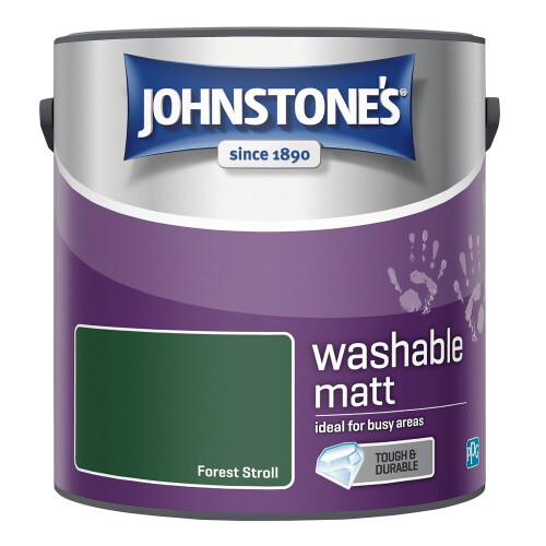 Johnstones Washable Matt Wall Emulsion Paint 2.5l Forest Stroll