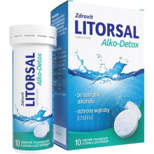 ZDROVIT Litorsal Alko-Detox - 10 effervescent tablets