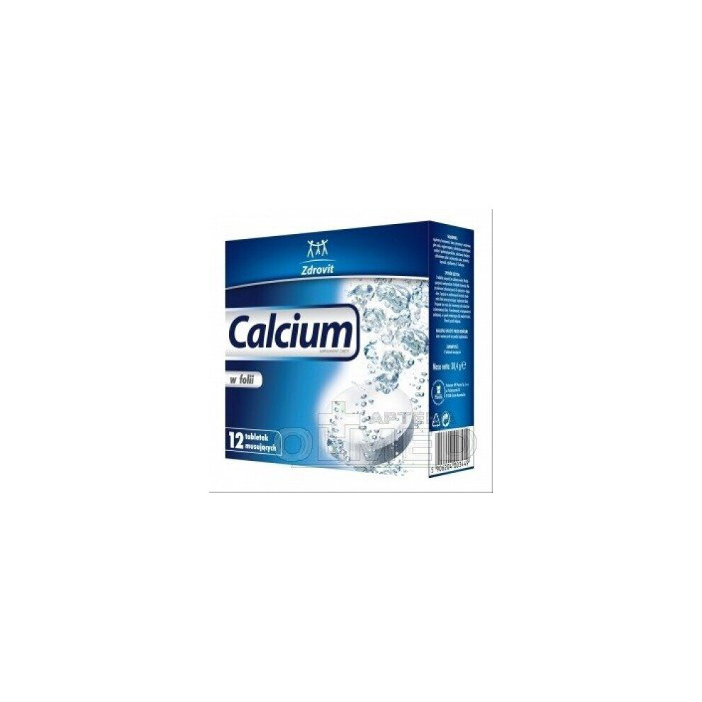 ZDROVIT Calcium in foil - 12 effervescent tablets