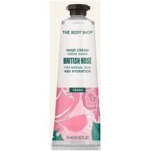 The body shop hand cream 30ml - British rose