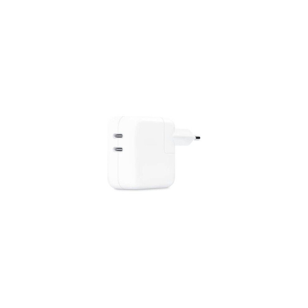 Apple 35W Dual Usb-C Power Adapter Iphone Ipad Watch Mnwp3zm / A 194253337331