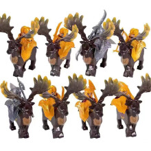 (16PCS) 16PCS Ancient medieval soldiers building block minifigures toy for children Fit Lego