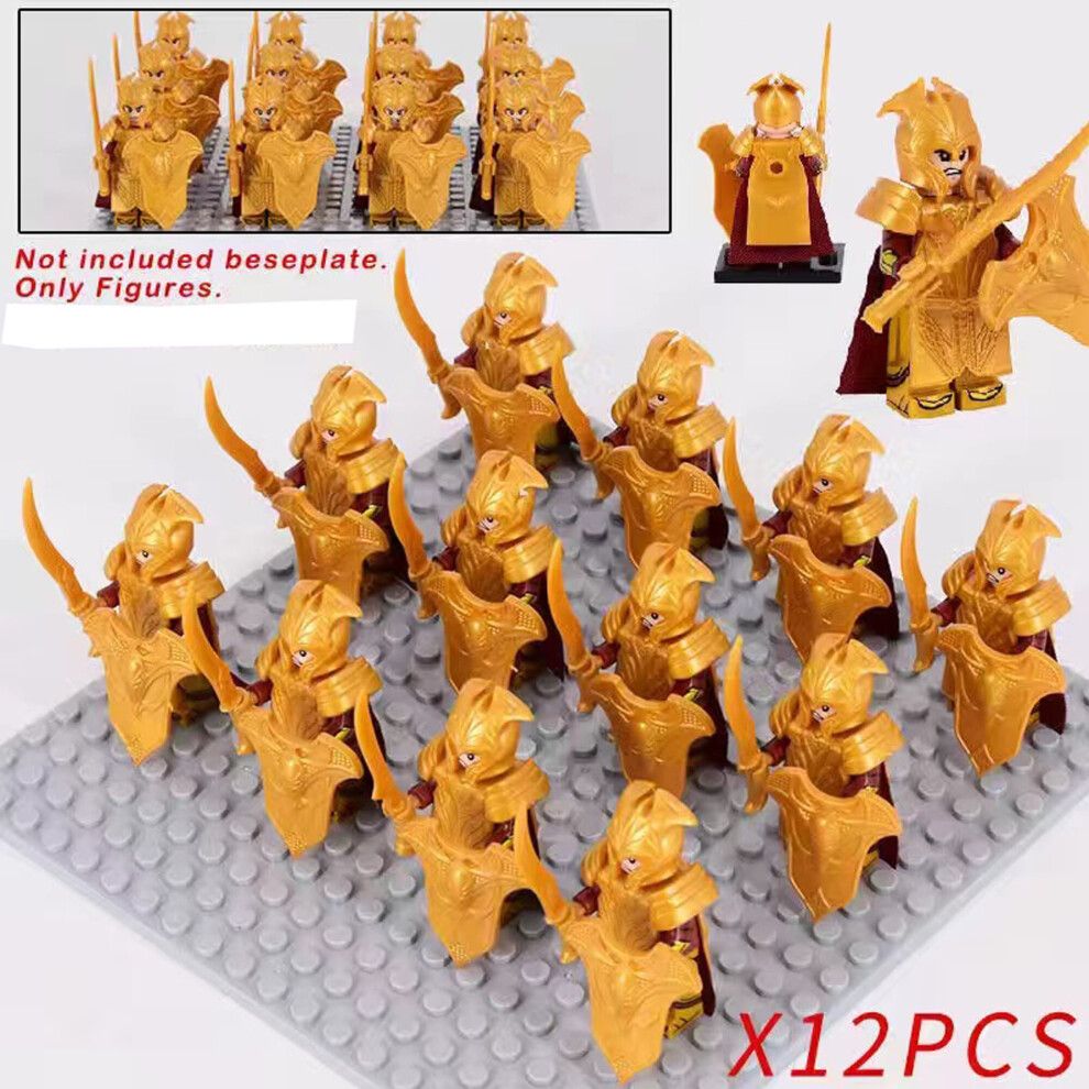 (12PCS-XP-385) 16PCS Ancient medieval soldiers building block minifigures  toy for children Fit Lego