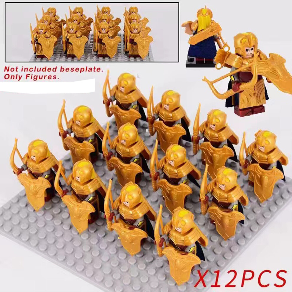 (12PCS-XP-386) 16PCS Ancient medieval soldiers building block minifigures  toy for children Fit Lego