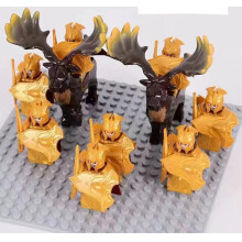 (10PCS-XP-381) 16PCS Ancient medieval soldiers building block minifigures toy for children Fit Lego