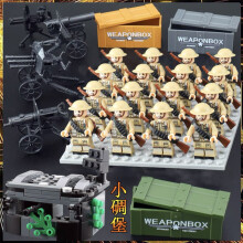 (Style F) Military Mini Figures BaseSets Army guns Soldiers Weapons Toys Fit Lego