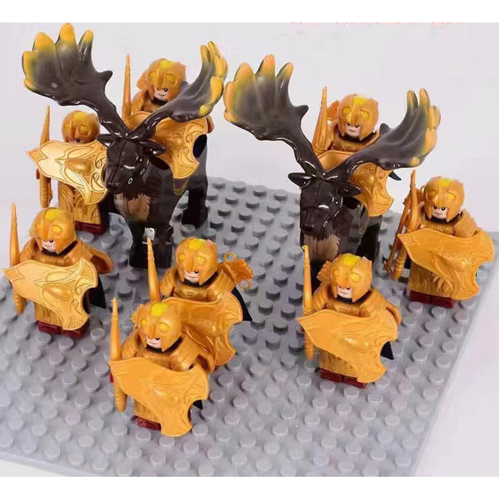 (10PCS-XP-386) 16PCS Ancient medieval soldiers building block minifigures  toy for children Fit Lego