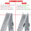 2 Pcs Steel Foldable Loading Ramp Bike Quad Mower Vehicle Garage Tool 8