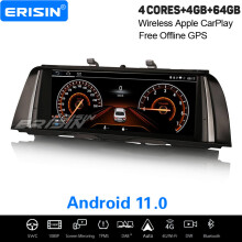 10.25" IPS 64GB Android 11.0 Satnav Wireless CarPlay Car Stereo TPMS DAB+ BT For BMW 5er F10/F11 NBT