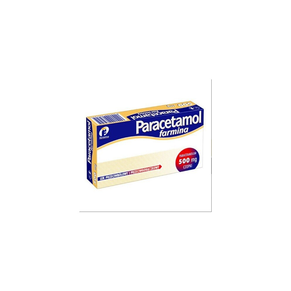 Farmina Paracetamol 500 Mg, Suppositories, 10 Pieces