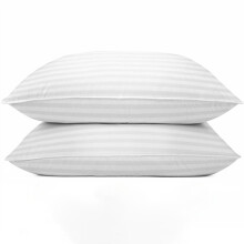 Pillows Quilted Luxury Ultra Loft Jumbo Super Bounce Back Pillows - 2 Pack