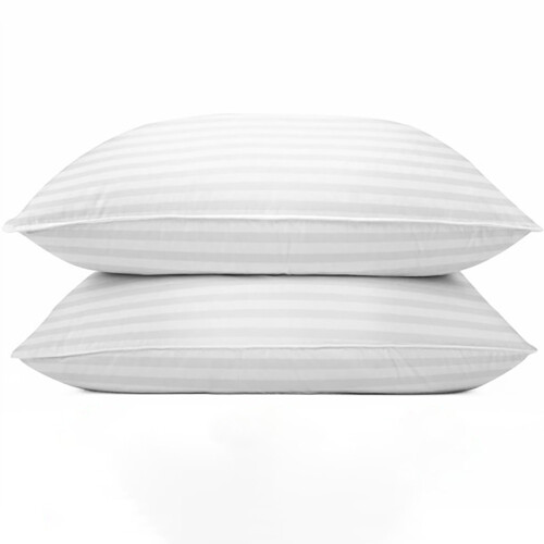 Pillows Quilted Luxury Ultra Loft Jumbo Super Bounce Back Pillows - 2 Pack