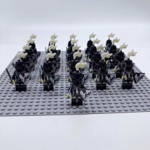(G) 21PCS gold knight mini doll block doll children's assembled toys  Fit Lego