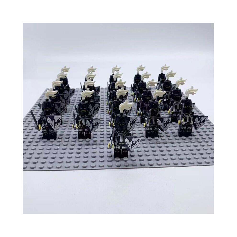 (G) 21PCS gold knight mini doll block doll children's assembled toys  Fit Lego