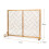 Costway Double-Door Fireplace Screen 2-Panel  Metal Spark Guard Gate Cover 2