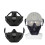 (Black) Airsoft Tactical Mask Half Face Protective Mask Work With Fast Helmet 1