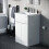 NES Home Afern 600mm MDF Vanity Unit Cabinet  & Wash Ceramic Basin White - Flat Pack 4