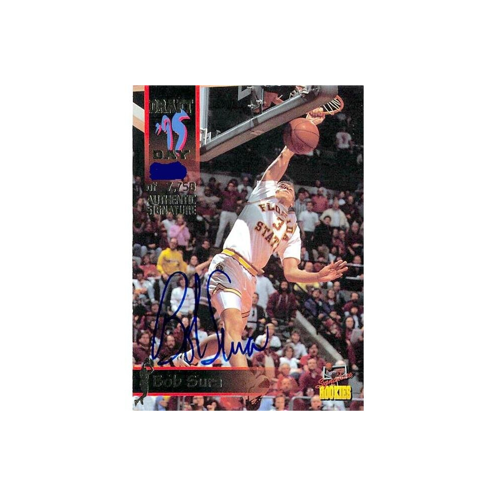 Autograph Warehouse 675550 Bob Sura Autographed Florida State Seminoles 1995 Signature Rookies No.22 Basketball Card