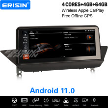 10.25" IPS Android 11.0 DAB+ Satnav Wireless CarPlay Car Stereo WiFi BT TPMS USB For BMW E84 X1 64GB