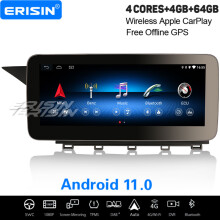 10.25" Android 11.0 DAB+ Wireless CarPlay Sat Nav For Mercedes-BENZ GLK-Class X204 Car Stereo 64GB