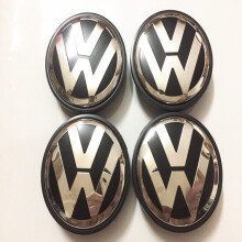 Set of 4 Wheel Center Caps Hub Hubcaps 65mm For VW Golf Beetle Passat Tiguan