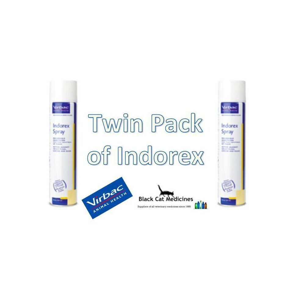 Virbac Indorex Defence Household Flea & Dust Mite Spray 500Ml | X2