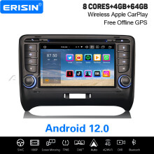 8-Core Android 12.0 Car Stereo For AUDI TT MK2 4GB+64GB Satnav DAB+ CarPlay WiFi OBD2 Bluetooth