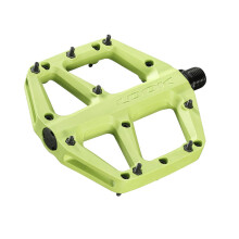 (Lime) LOOK Cycle Trail Fusion Flat MTB-Pedale mit breiter Plattform und 8 austauschbaren Pins