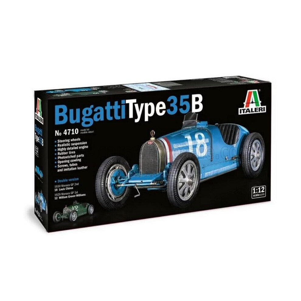 Italeri Bugatti F1 Type 35B Monaco GP 1929 1930 - 1:12