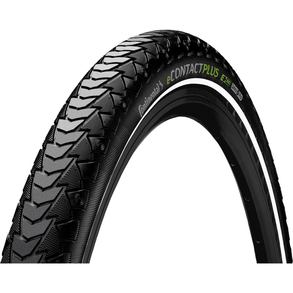 (27.5 X 2.50 Inch) Continental Econtact Plus Reflex Wire Urban Tyre Black / Black RX