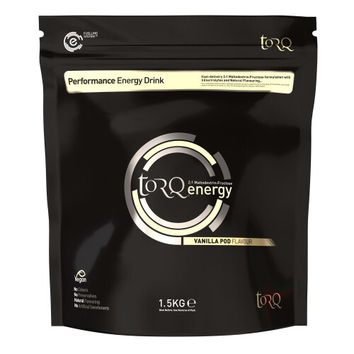 TORQ Torq Energy Drink Vanilla Pod - 1 X 1.5 Kg