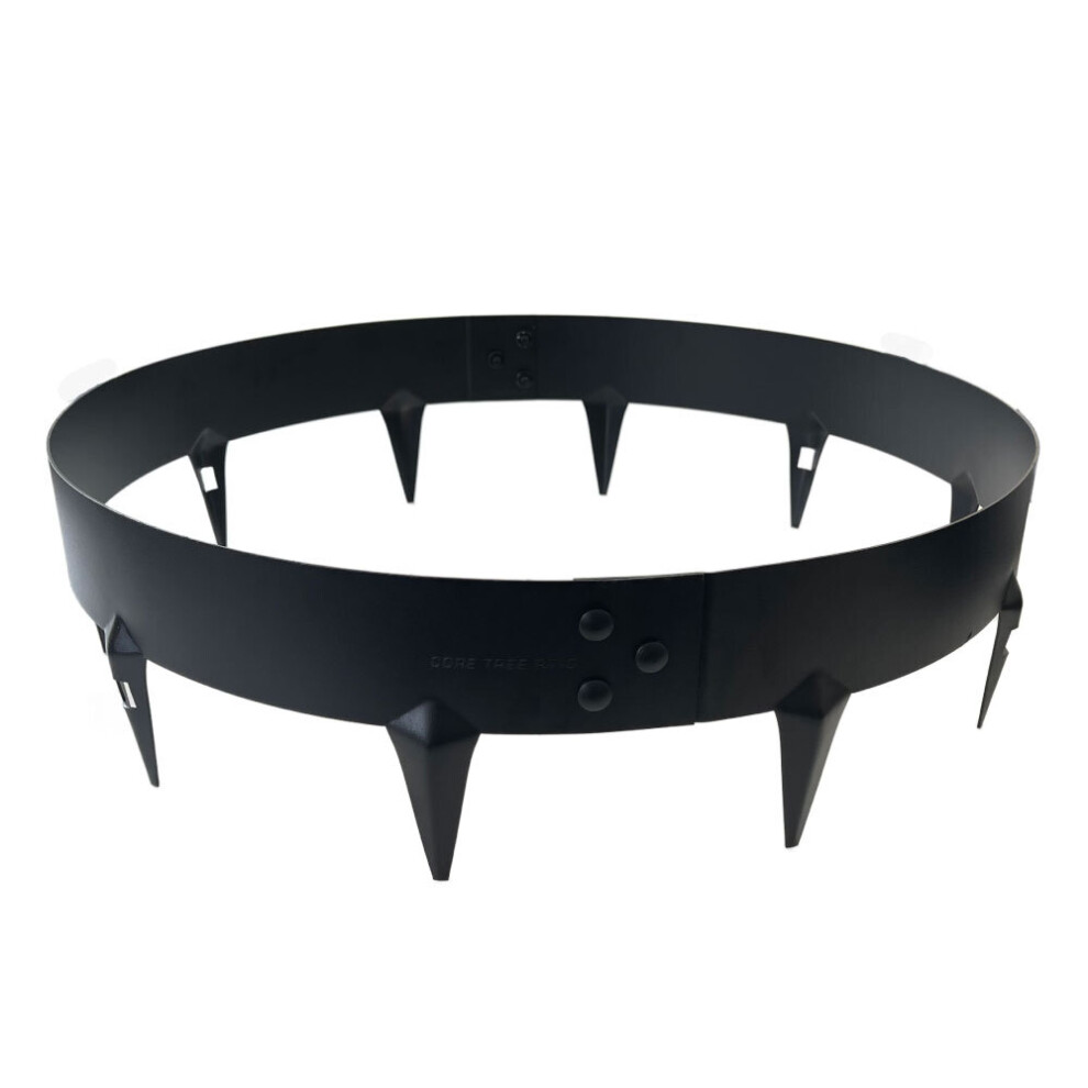 (Black, 900Mm Diameter (3 Sections)) Core Edge Garden Tree Rings Border Steel Plants 5060257044726