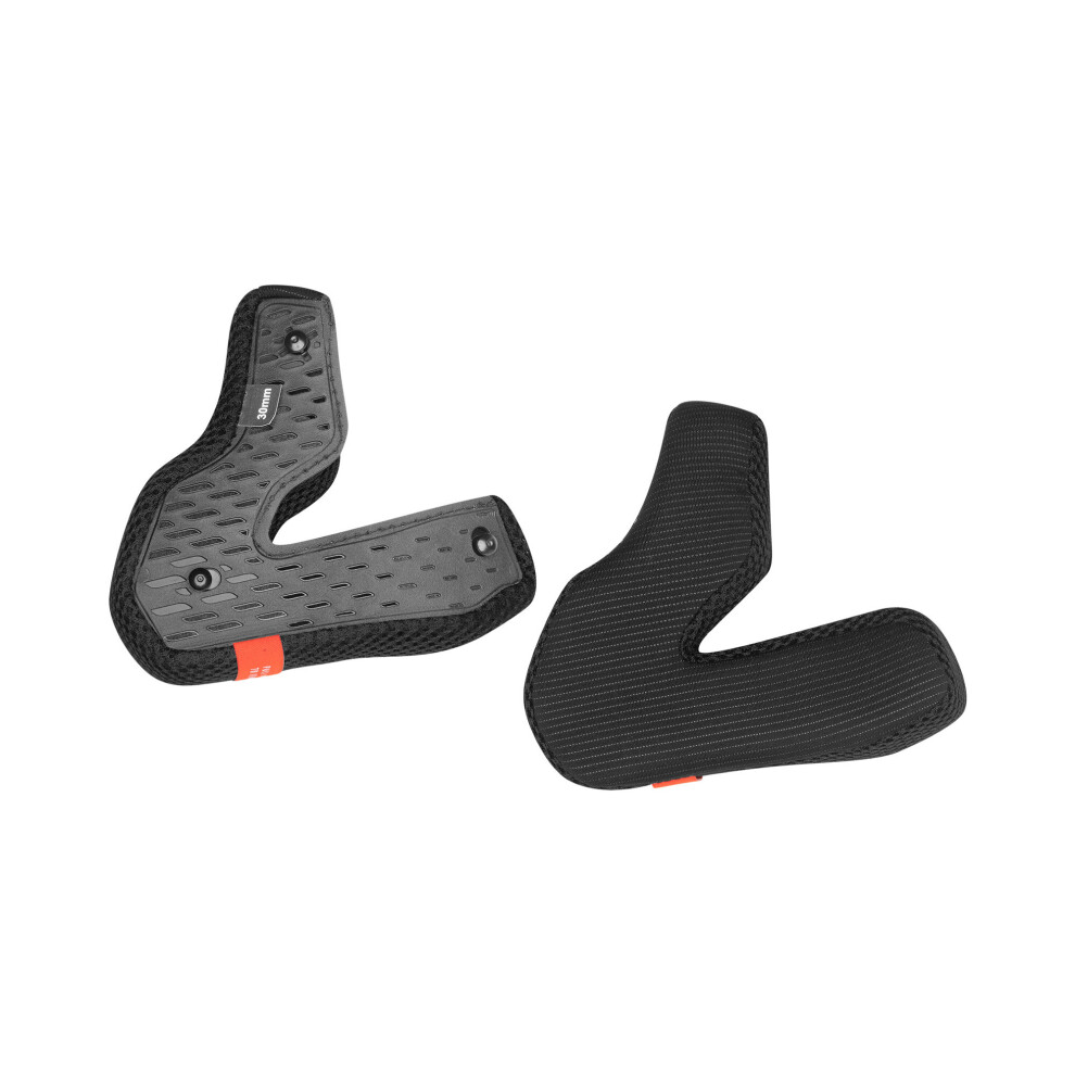 (25 MM) Giro Insurgent Spherical MTB Helmet Cheek Pads Black