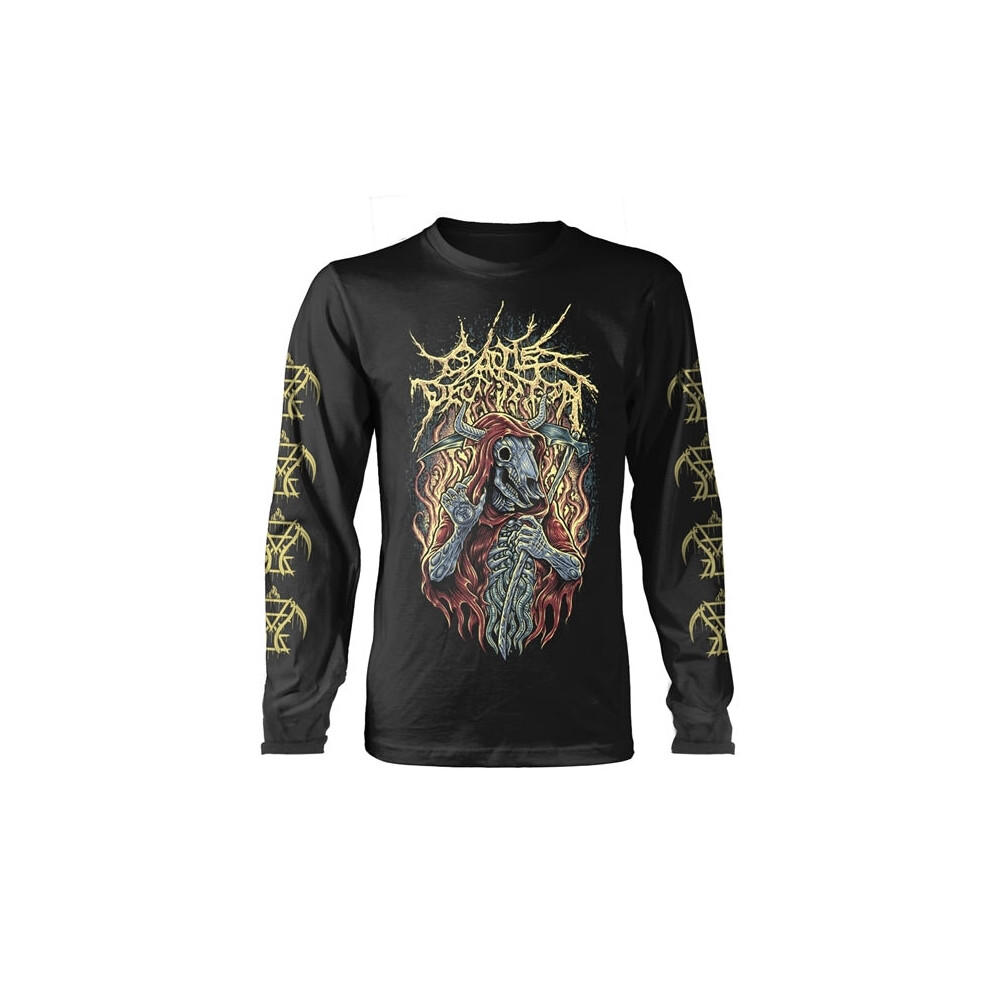 (Men's Small) Cattle Decapitation Long Sleeve T Shirt - Reaper Ramirez