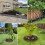 (Galvanised, 900mm Diameter (3 sections)) Core Edge Garden Tree Rings Border Steel Plants 4