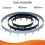(Galvanised, 900mm Diameter (3 sections)) Core Edge Garden Tree Rings Border Steel Plants 6