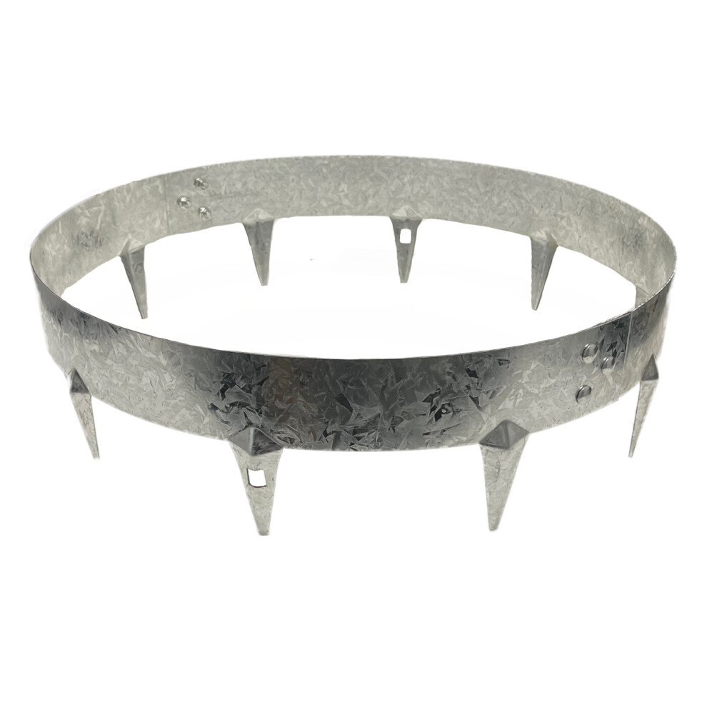(Galvanised, 900Mm Diameter (3 Sections)) Core Edge Garden Tree Rings Border Steel Plants 5060257043675