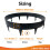 (Galvanised, 900mm Diameter (3 sections)) Core Edge Garden Tree Rings Border Steel Plants 2