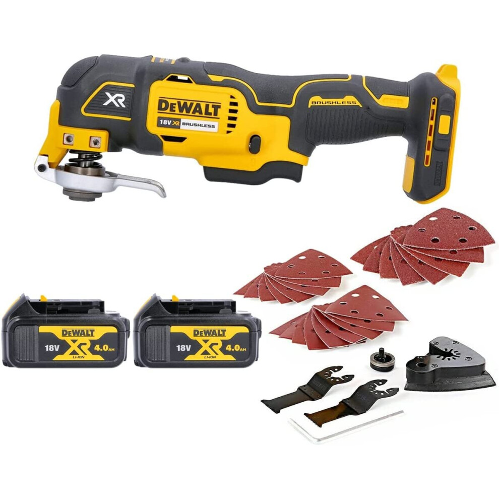 Dewalt 18V Li-Ion Oscillating Multi Tool And 2 x 4Ah Lithium Battery