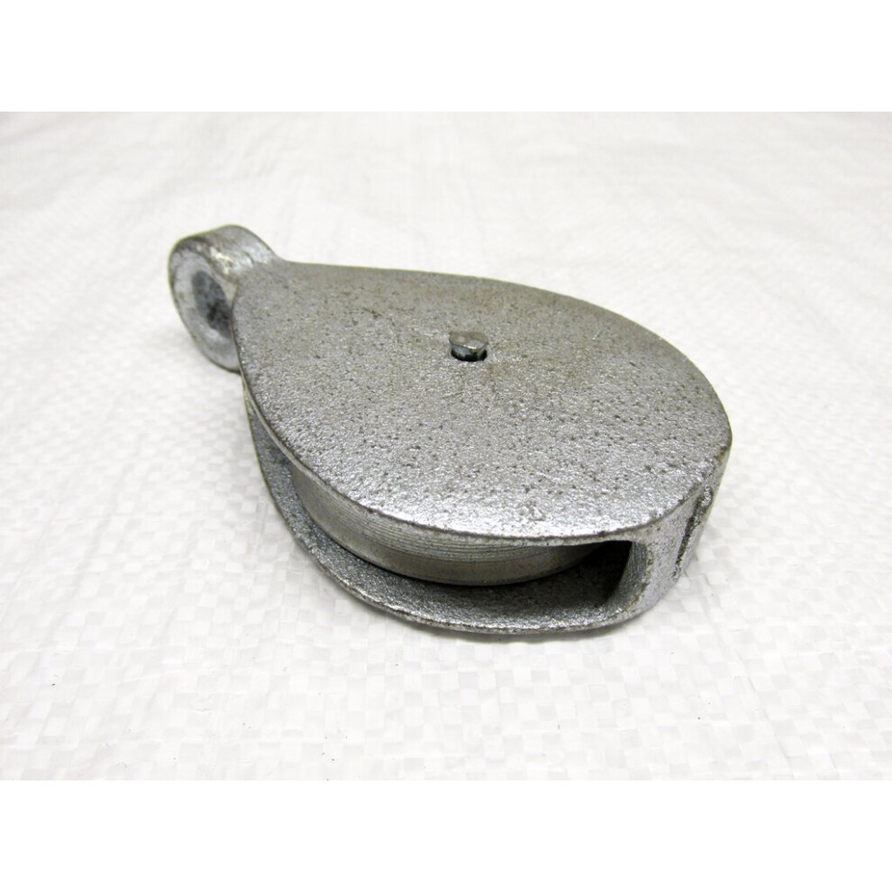 76Mm Awning Pulley Single Cast Sheave Round Eye (Rope Pulling Washing) 600988545229