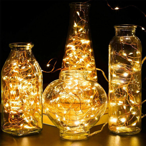 (Warm White Light, 50 Led Lights String) String Fairy Lights