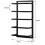Direct Online Houseware Modern Wall Mounted Towel Holder in Black 6