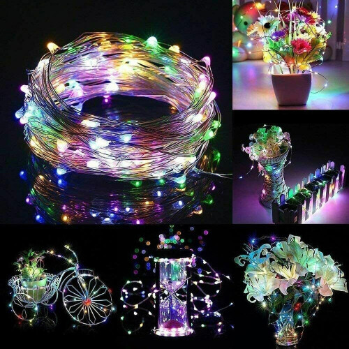 (Multi Colour Light, 20 Led Lights String) String Fairy Lights