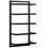 Direct Online Houseware Modern Wall Mounted Towel Holder in Black 2