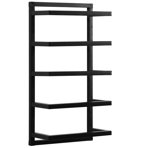 Direct Online Houseware Modern Wall Mounted Towel Holder in Black 1