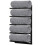 Direct Online Houseware Modern Wall Mounted Towel Holder in Black 1