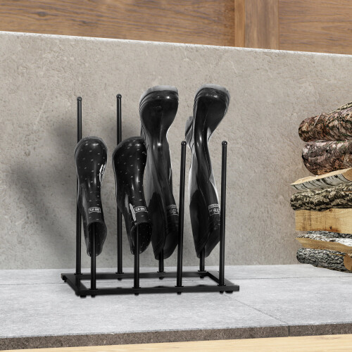 Direct Online Houseware 4 Pair Welly Boot Stand Storage Rack 2