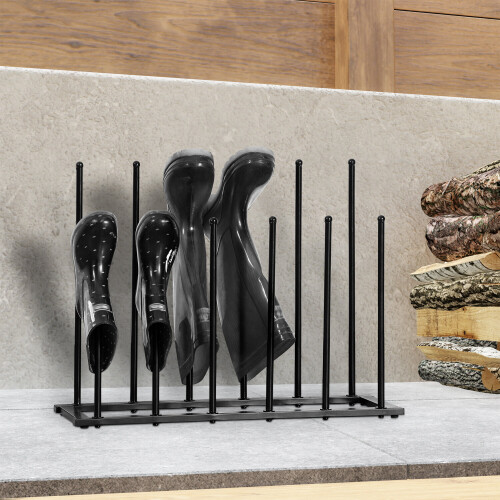 Direct Online Houseware 6 Pair Well Boot Stand Storage Rack 1