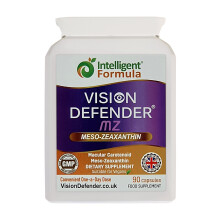 VISION DEFENDER MZ Meso Zeaxanthin Vegan Eye Health Supplement: High Strength Antioxidant for Macular Eye Health and Eyesight Support (90 capsules)